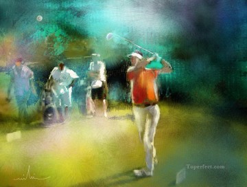 golf course 07 impressionist Oil Paintings
